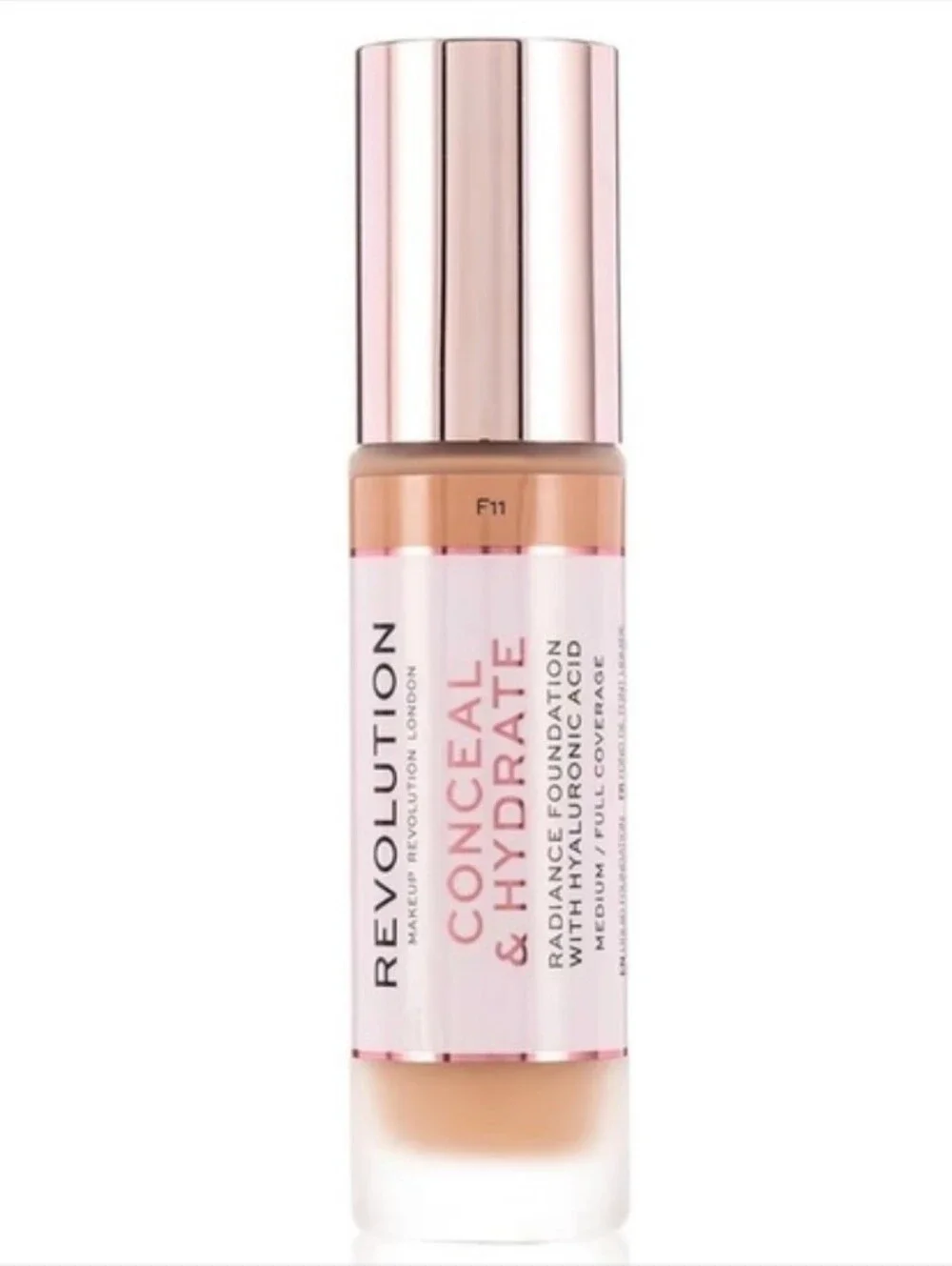 🆕️SEALED Makeup Revolution Conceal & Hydrate Radiance Foundation F11